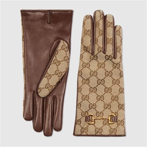 guanti gucci tessuto